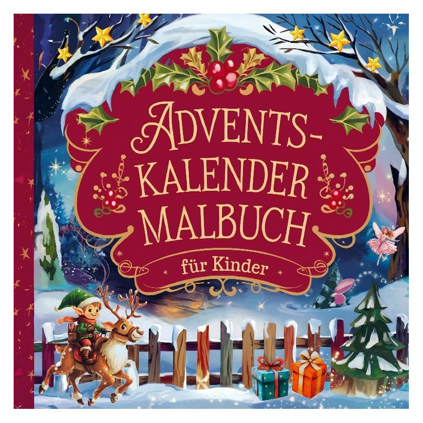 Bookmundo Direct Bliss:Adventskalender Malbuch für Kinde (53345917)