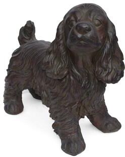 Josie Outdoor Cocker Spaniel Dog Garden Statue by Christopher Knight Home