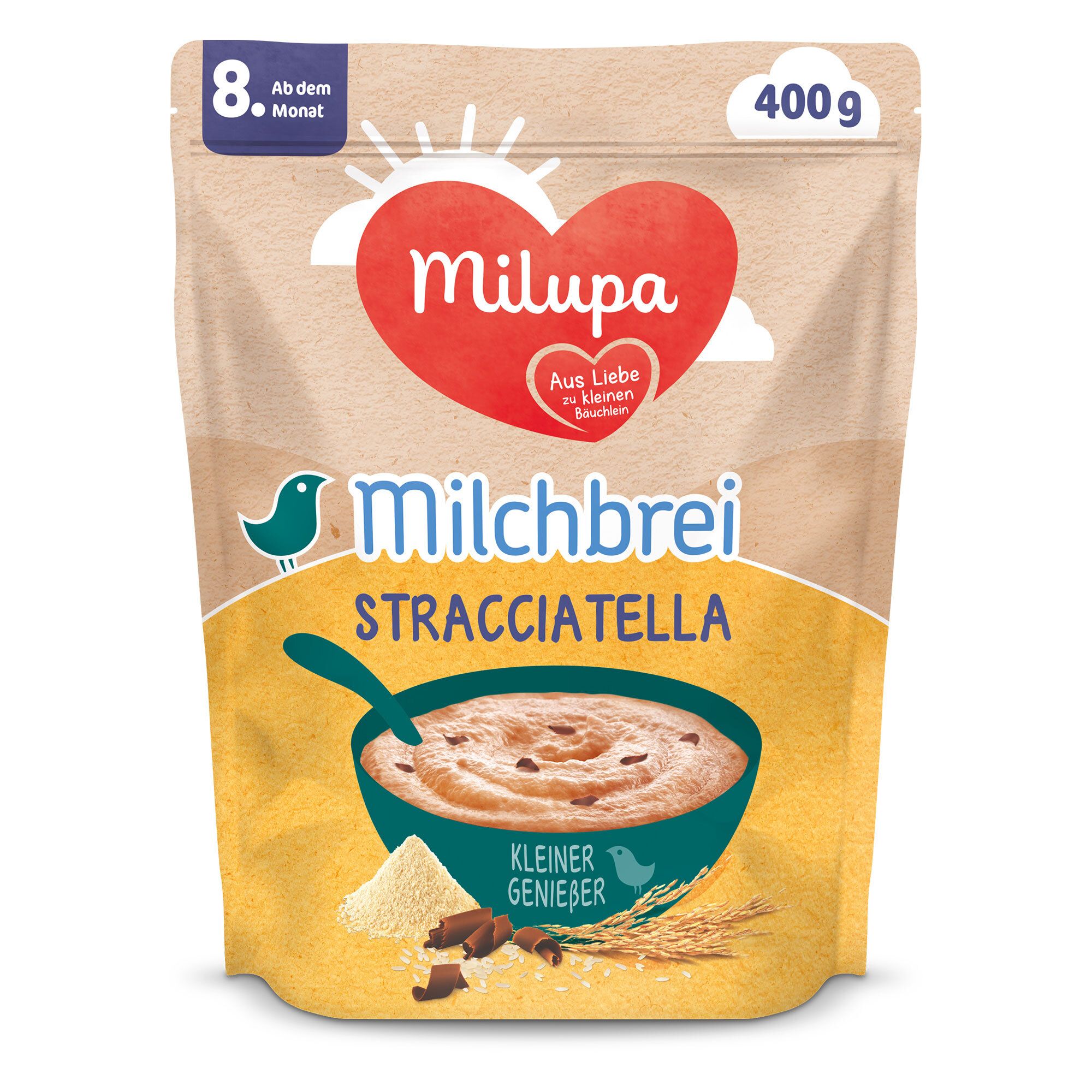 Milupa Kleine Genießer Milchbrei Stracciatella 400 g Brei