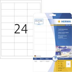 Herma 4389 Tiefkühl-Etiketten 66 x 33.8 mm Papier Weiß 600 St. Permanent haftend Tintenstrahldrucker, Laserdrucker, Farblaserdrucker, Kopierer, Farbkopierer,