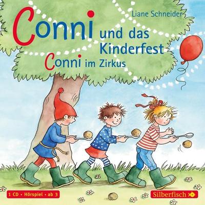 Conni und das Kinderfest / Conni im Zirkus - Liane Schneider, CD, 9783867424820