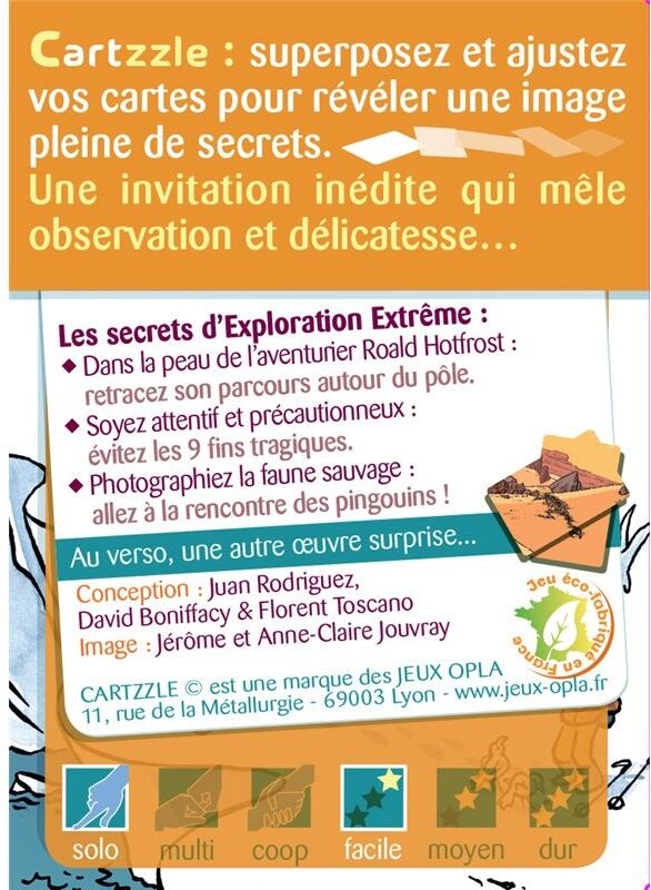 Jeux OPLA Cartzzle Exploration Extrême