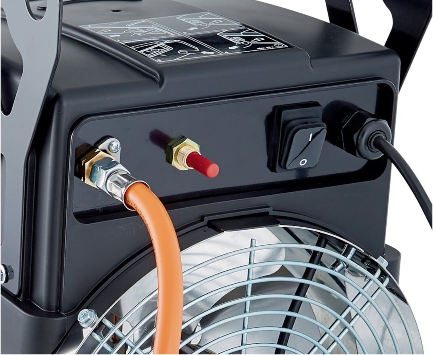 Gas-Heizgebläse 15-31,4kW regelbar Edelstahl ; TGO (65330/M)