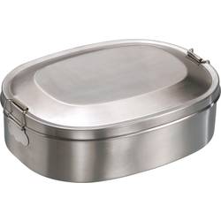MATO interpräsent Break Brotzeitdose 0.75 l Edelstahl Silber 4175