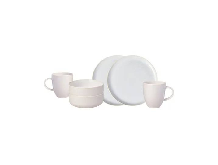 Villeroy & Boch Crafted cotton Serviceset 6 Teile White