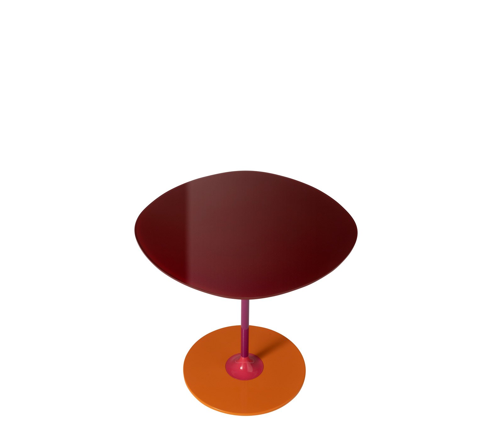 Kartell Thierry Beistelltisch Ø 45cm (bordeaux) bordeaux 04041BO