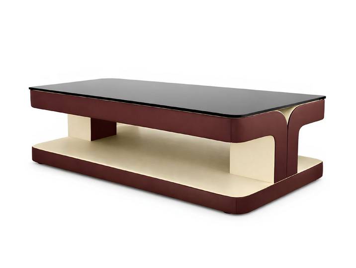Xlmoebel Couchtisch Luxus Couchtische Braun – Designer Tisch & Konsole Möbel Sofort (Couchtische 120 x 70 x 43 cm), Hergestellt In Europa