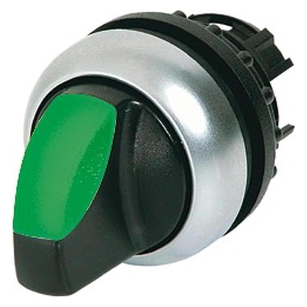 Eaton Selector sw, 2-pos, green lens (M22-WRLK-G)