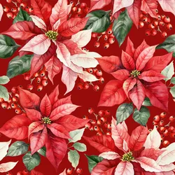 ti-flair 20 Servietten Papier 33x33cm 3-lag. - hochwertige Einweg Papierservietten Weihnachtsstern Blume Motiv Weihnachtsservietten Motivservietten Tischdeko