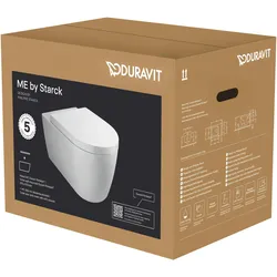 Duravit, Toilette + Bidet, Wand-WC-Set ME by Starck