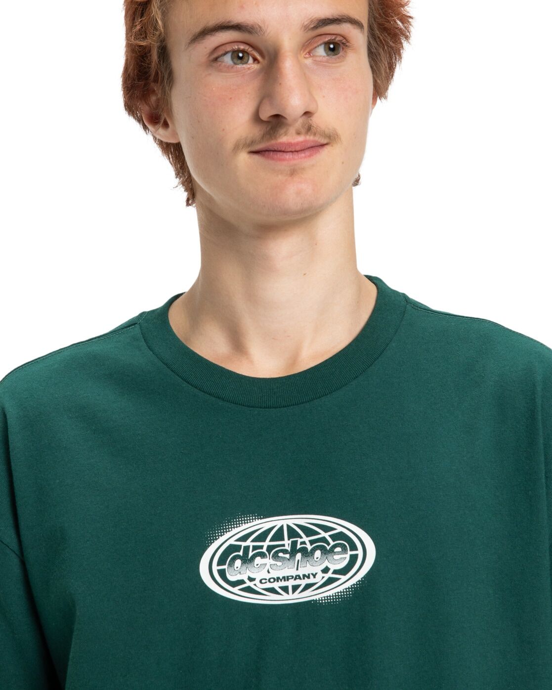 T-Shirt DC SHOES "Trotter", Herren, Gr. S, grün (ponderosa pine), Obermaterial: 75% Baumwolle, 25% Baumwolle., Shirts T-Shirt