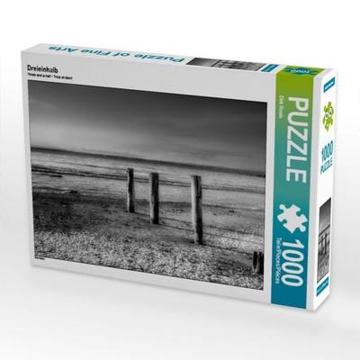 CALVENDO Puzzle Dreieinhalb | 1000 Teile Lege-Größe 64x48cm Foto-Puzzle für glückliche Stunden