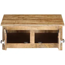 Couchtisch Massivholz Mango 6 | vidaXL : Farbe - Braun