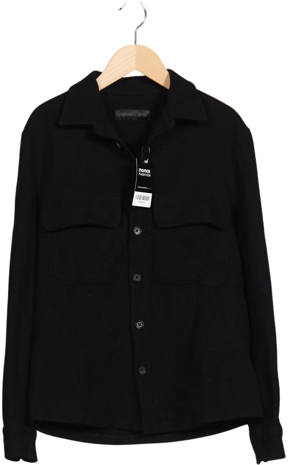Drykorn Herren Jacke, Schwarz, Gr. S, Synthetik / Wolle - Second Hand