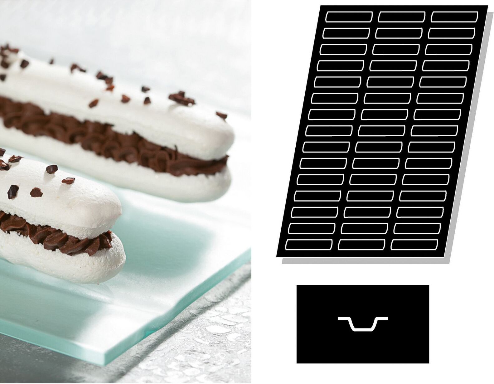 Paderno Stampo Flexipan multiplo Campagne biscuits