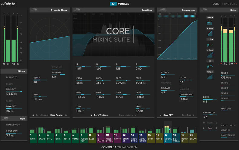 Softube Console 1 Core Mixing Suite