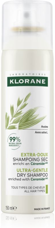 Klorane Oat mildes Trockenshampoo mit Ceramiden 150 ml
