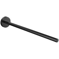 emco round Handtuchhalter, einarmig, starr. 300mm, 435013330, Farbe: Schwarz