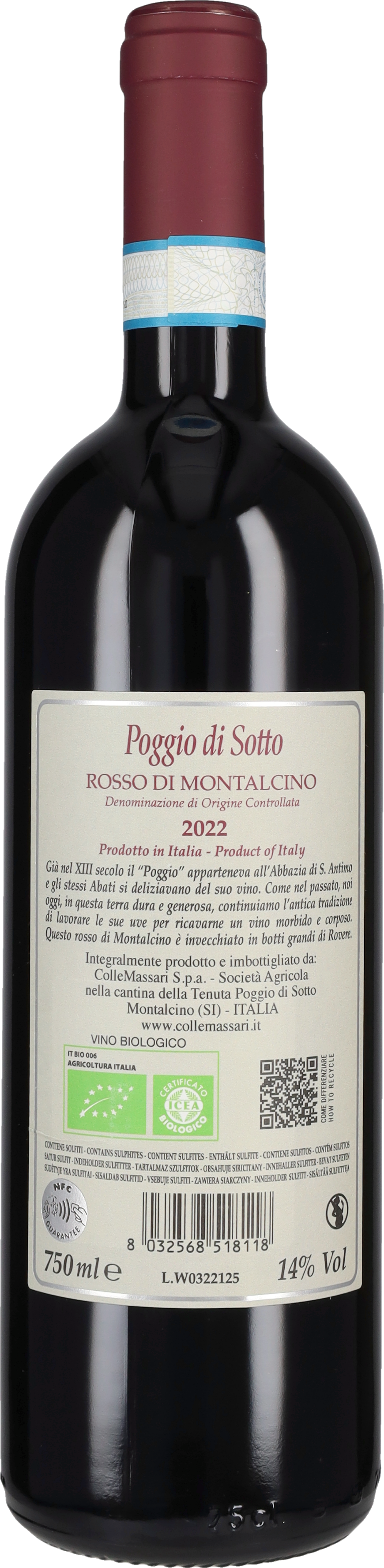 Rosso di Montalcino Poggio di Sotto 2022