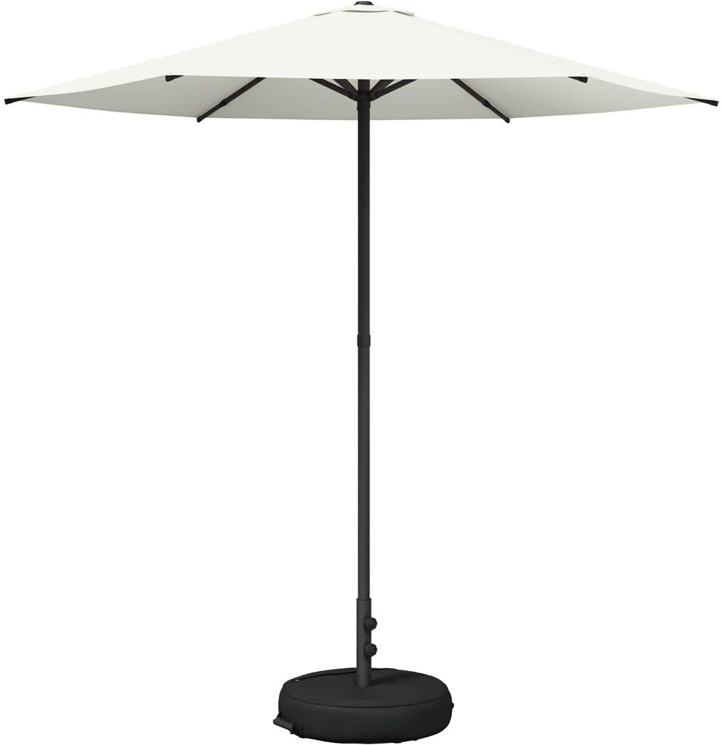 Freeport Park 226 cm W X 226 cm D Balcony Parasol with Manual Lift Cream 228cm H X 226cm W X 226cm D