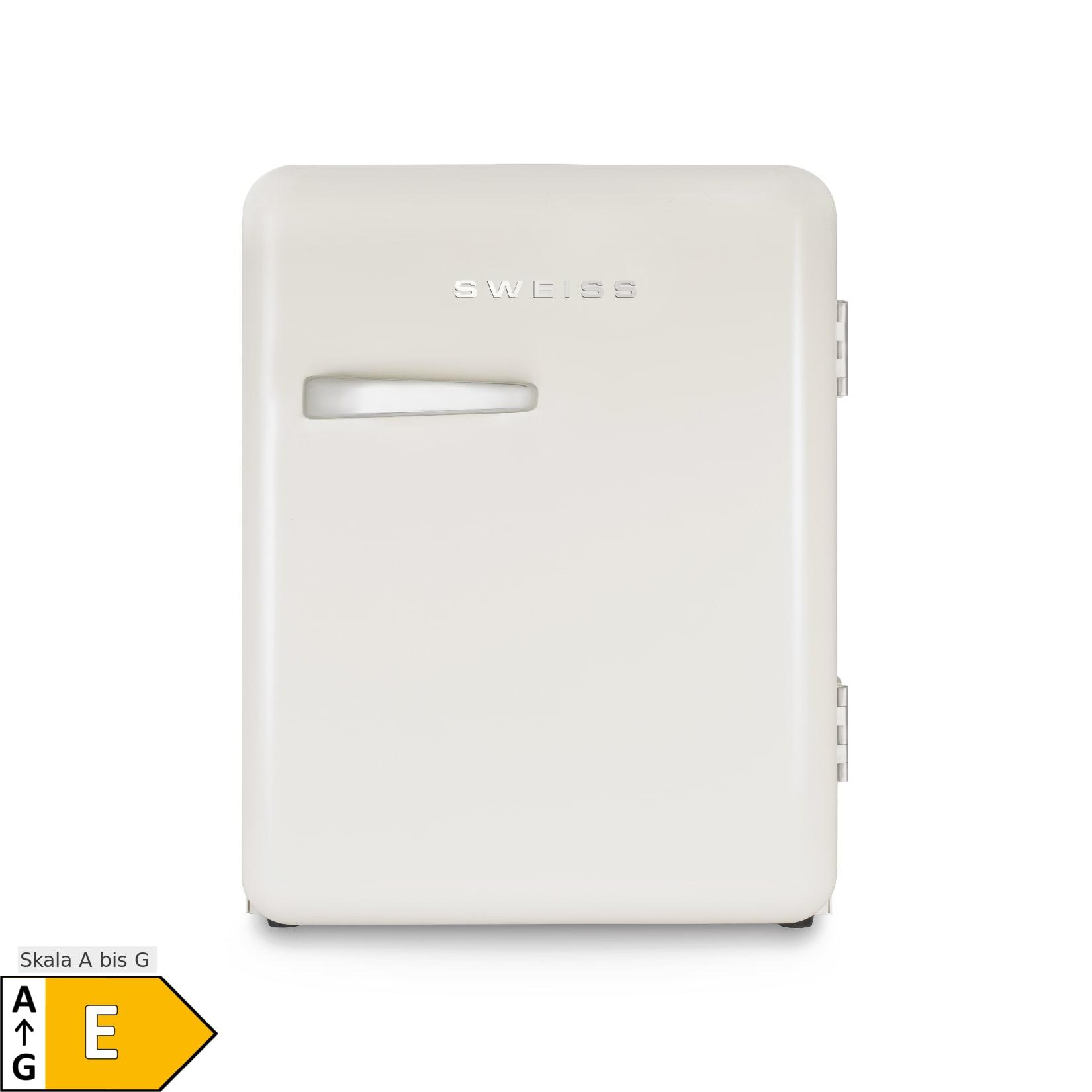 SWEISS Retro-Minikühlschrank 31 L WEISS8 – Beige
