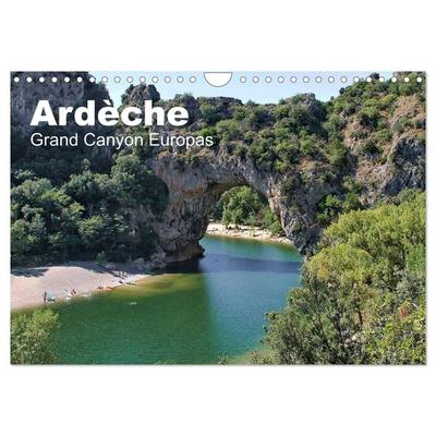 Ardèche, Grand Canyon Europas (Wandkalender 2026 DIN A4 quer), CALVENDO Monatskalender