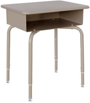 Flash Furniture Student Desk with Open Front Metal Book Box