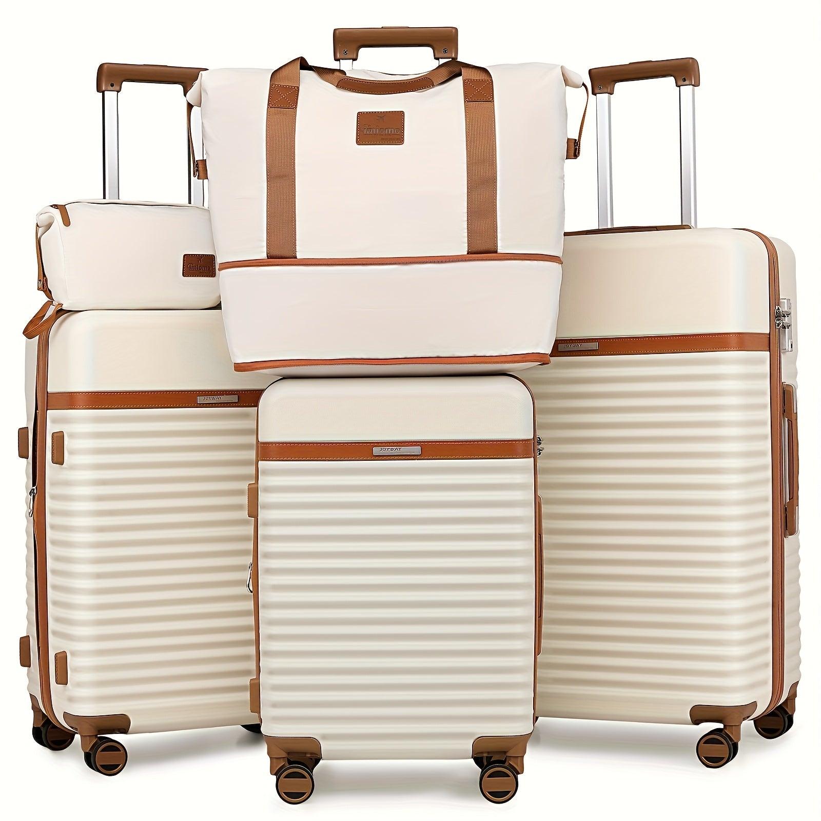 Hartschalen-Koffer-Set - Reisekoffer - Trolley - Gepäck - Koffer mit Rollen - 20/24/28 Zoll - ABS-Hartschale