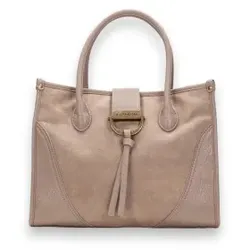 Hispanitas für Damen. BI265022 Taupe Wildleder-Tote-Bag (OSFA), Lässig