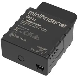 MiniFinder, Navigationsgerät Zubehör, Zepto GPS Tracker Fahrzeugtracker, Live Tracking Schwarz 1 St.