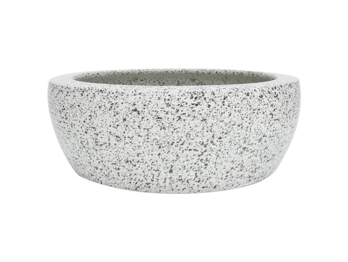 vidaXL Vasque à poser Gris Rond Ø41x14 cm Céramique