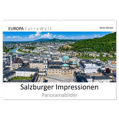 Salzburger Impressionen - Panoramabilder (Wandkalender 2026 DIN A2 quer), CALVENDO Monatskalender