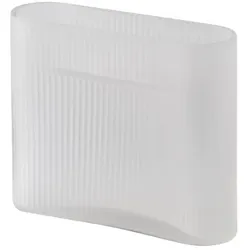 Muuto Ridge Vase, höhe 16,5 cm, weiß