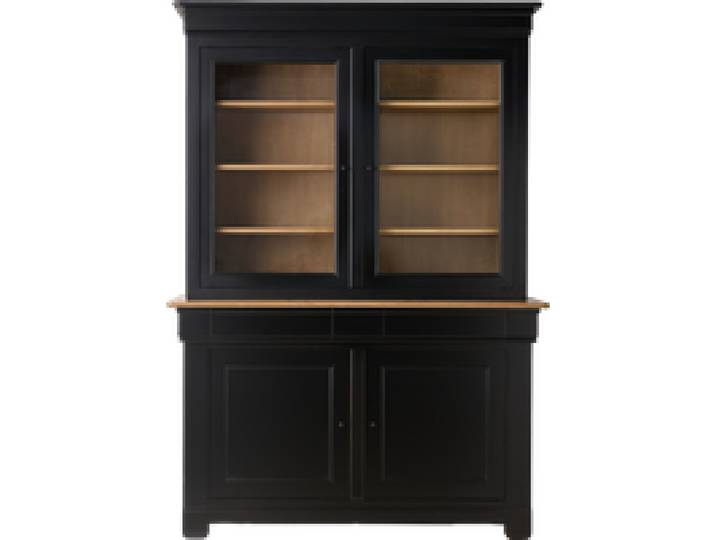 Buffet vaisselier bois massif 4 portes 3 tiroirs Embellie