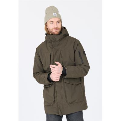 Parka WHISTLER "Graysville", Herren, Gr. XL, grau, 100% Polyester, unifarben, normal, ohne Ausschnitt, Jacken Parka, mit wasser-, schnee- und winddichten Funktionen