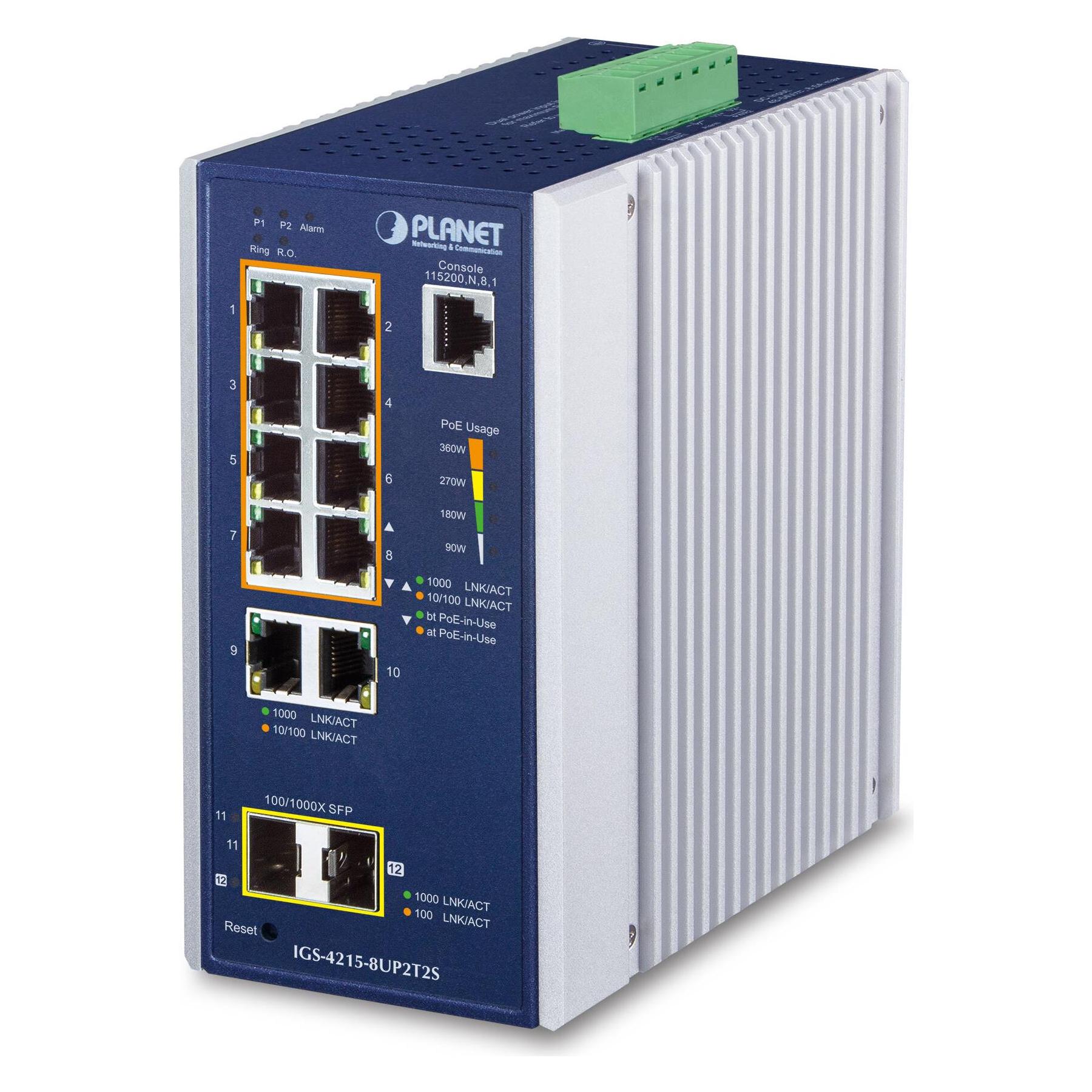 Planet IGS-4215-8UP2T2S (10 Ports) (IGS-4215-8UP2T2S)