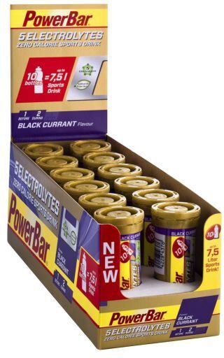 PowerBar 5 Elektrolyte Sportgetränk 12 x 10 Tabletten Johannisbeere