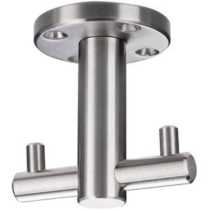 SO-TECH Garderobenhaken Thanee, 108407, silber, Doppelhaken aus Edelstahl, drehbar