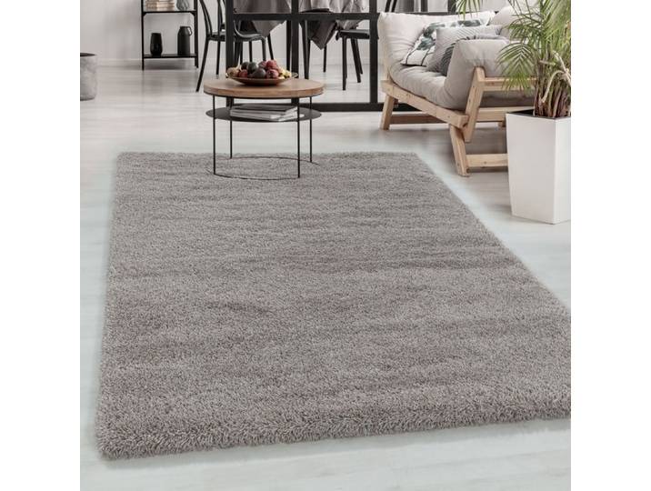 Carpetsale24 Tapis Shaggy unicolore Beige Tapis 80x250 cm Tapis Salon Chambre Doux à Poils Longs