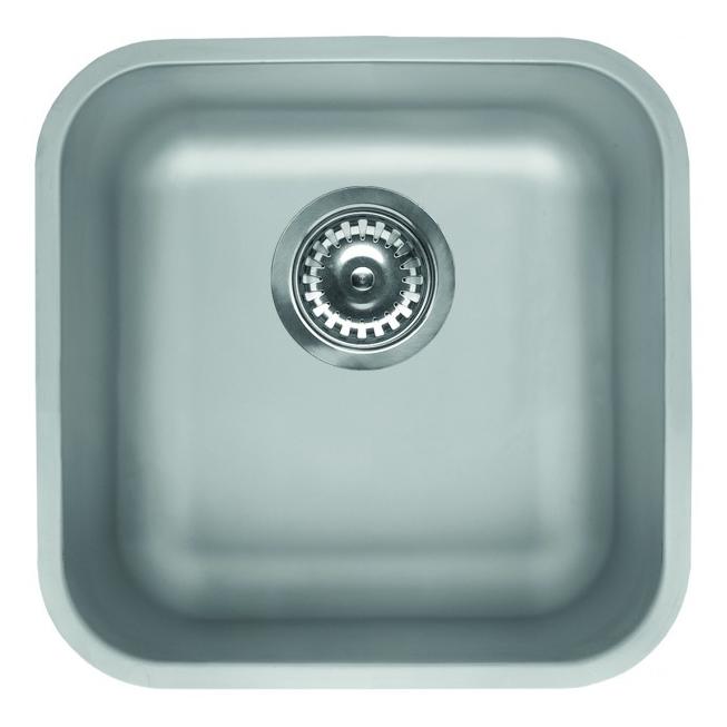 Elleci Space 400 R50 Unterbauspüle Quadratisch Edelstahl (Unterbauspüle, 44 cm, 44 cm) (LIC400SACPUN)