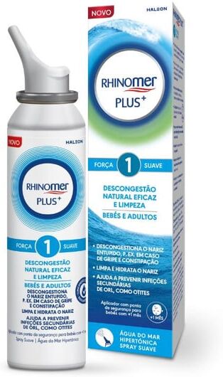 Haleon Rhinomer Plus Spray Nasal Força 1 125ml