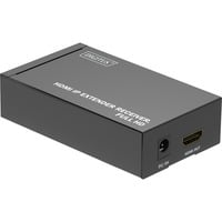 HDMI IP Extender Receiver DS-55518, Full HD, HDMI Verlängerung schwarz, Empfängereinheit für DS-55517