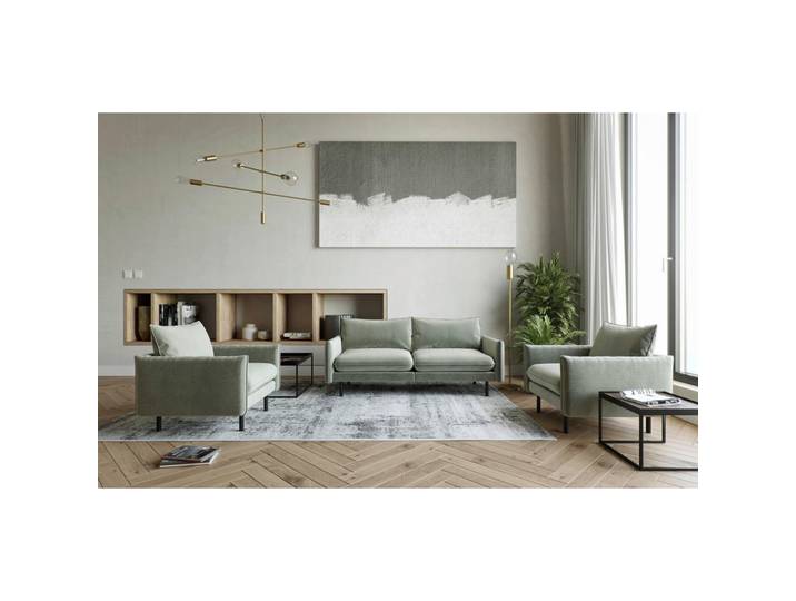 Livetastic Sitzgarnitur, Beige, Metall, 215x85x92 cm, Made in EU, Wohnzimmer, Sofas & Couches, Sitzgarnituren