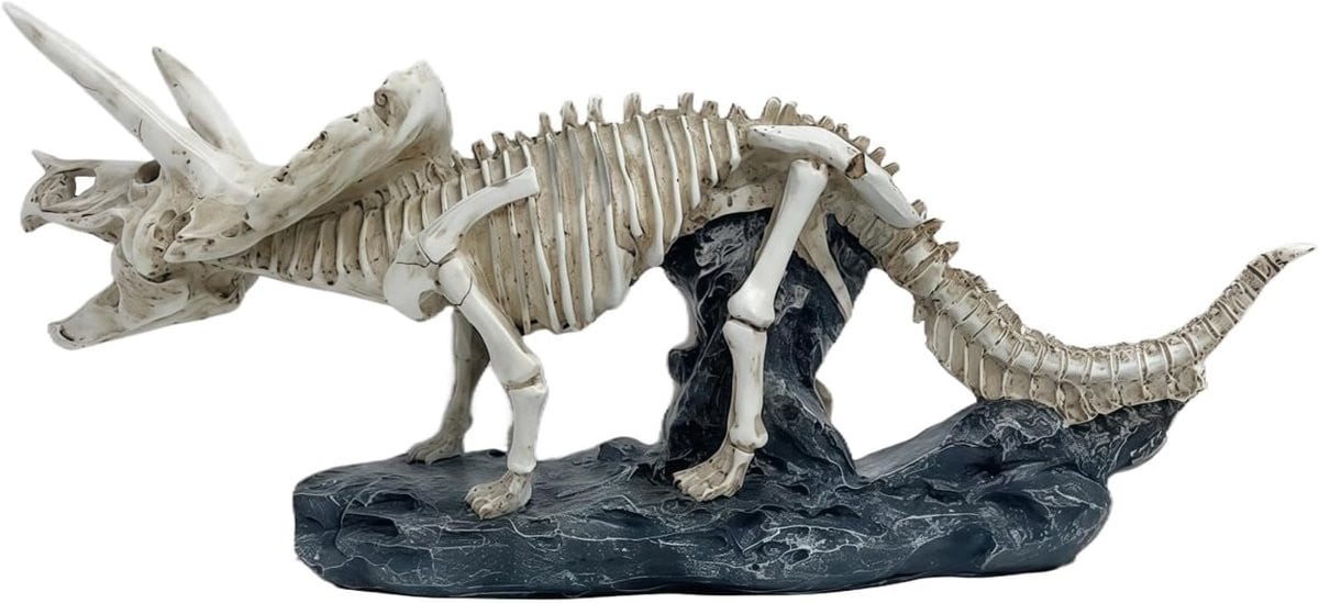 Realistisch Dinosaurus Skelet Beeldje voor Decoratie - 34 cm Lengte