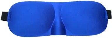 Uplifted Trends Portable Travel Sleep Mask With Massage Aid Soft Eye Mask For Restful Sleep darkblue