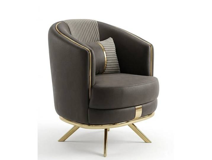 JVmoebel Loungesessel Moderner Einzelsessel aus Stoff für Wohnbereich und Gästezimmer (1-St), Made in Europa