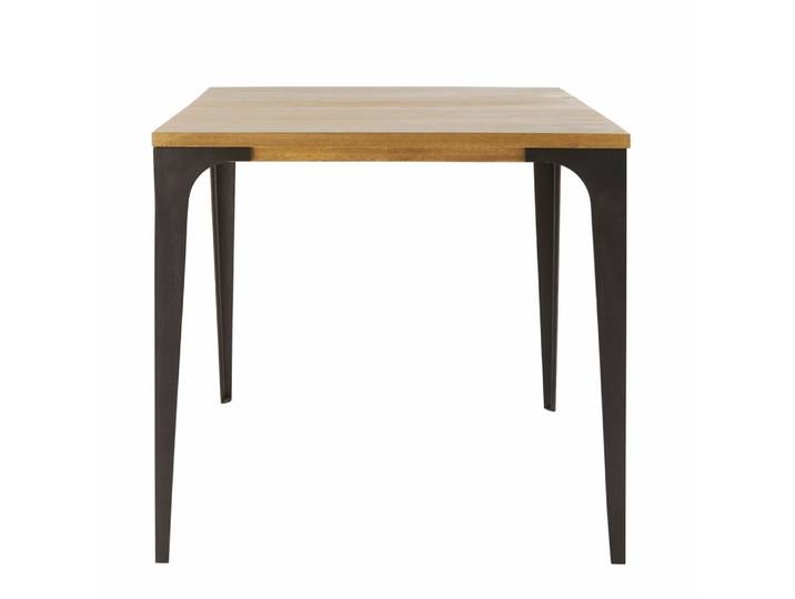 Table à manger professionnelle en manguier clair L75