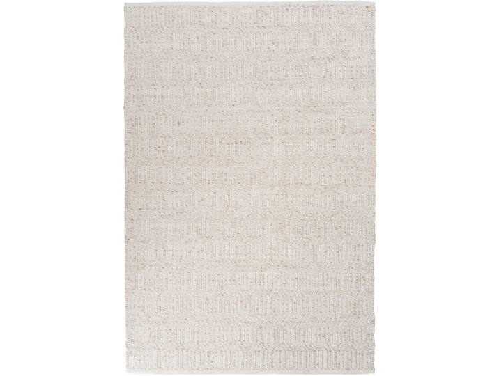 Teppich Justin ivory Einfarbig Wolle 140 x 200 cm