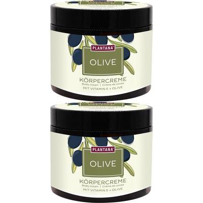 Plantana Olive Körpercreme m.Vitamin-E 2x 2x500 ml Creme