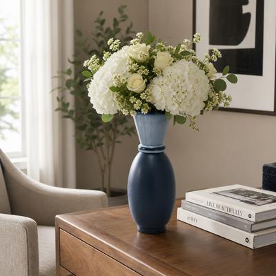 Sagebrook Home "11"" Marion Small Blue Vase, , 11""H,"